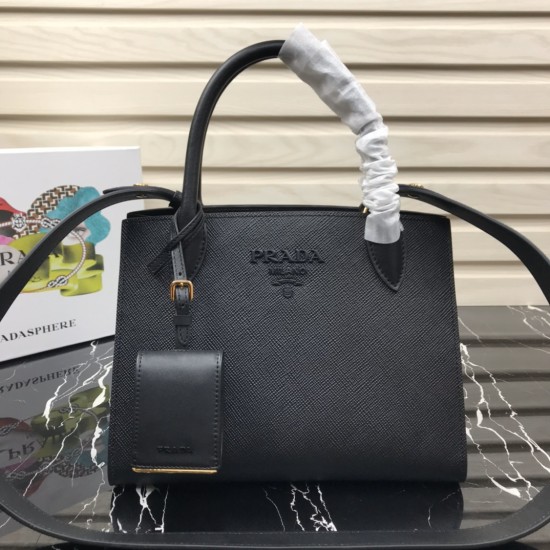 Saffiano Leather Prada Monochrome Bag  1BA156