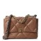 CHANEL Lambskin Quilted Large 9 Flap Brown