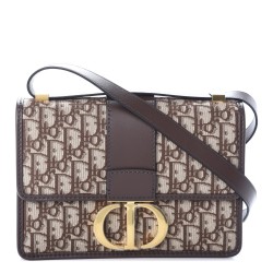 DIOR Oblique Montaigne 30 Flap Brown