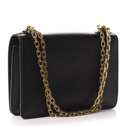 DIOR Calfskin J'Adior Chain Flap Bag Black