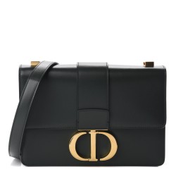 DIOR Smooth Calfskin Montaigne 3 Flap Dark Green