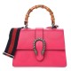 GUCCI Pebbled Calfskin Medium Dionysus Top Handle Bag Pink