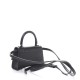 BALENCIAGA Grained Calfskin Hourglass Top Handle Bag Mini Black