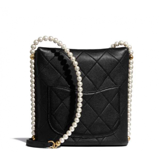 chanel Small Hobo Bag black