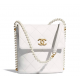 chanel Small Hobo Bag white