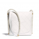 chanel Small Hobo Bag white