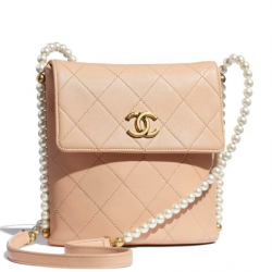 chanel Small Hobo Bag Beige