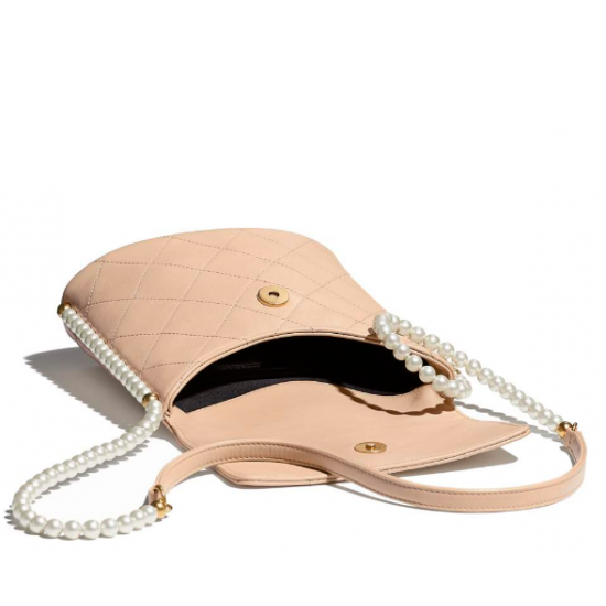 chanel Small Hobo Bag Beige