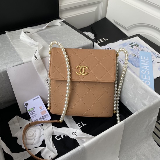 chanel Small Hobo Bag Beige