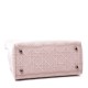 DIOR Canvas Embroidered Medium Lady D-Lite Bois De Rose