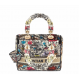 Dior Lady D-Lite five-pattern embroidery garden flower handbag