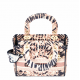 Dior phantom powder light gold embroidery series Lady bag