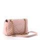 GUCCI Calfskin Matelasse Small GG Marmont Shoulder Bag Perfect Pink