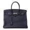 HERMES Togo Birkin Bleu Nuit