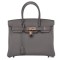 HERMES Togo Birkin Etain