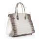 HERMES Matte Niloticus Crocodile Himalaya Birkin Blanc