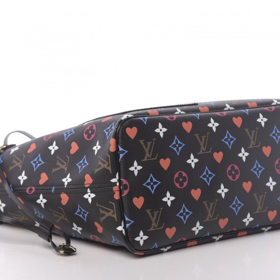 LOUIS VUITTON Game On Neverfull MM Black