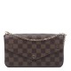 LOUIS VUITTON Damier Ebene Pochette Felicie Chain Wallet