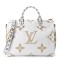 LOUIS VUITTON Monogram Giant Speedy Bandouliere 30 Kaki Creme