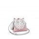 Louis Vuitton printed calfskin BELLA HANDBAG gradient pink