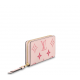 Louis Vuitton By The Pool series Monogram Empreinte leather zipper wallet light pink