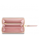 Louis Vuitton By The Pool series Monogram Empreinte leather zipper wallet light pink