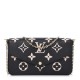 LOUIS VUITTON Empreinte Monogram Giant Felicie Pochette Black Beige