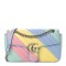 GUCCI Calfskin Matelasse Diagonal Small GG Marmont Shoulder Bag Multicolor Pastel